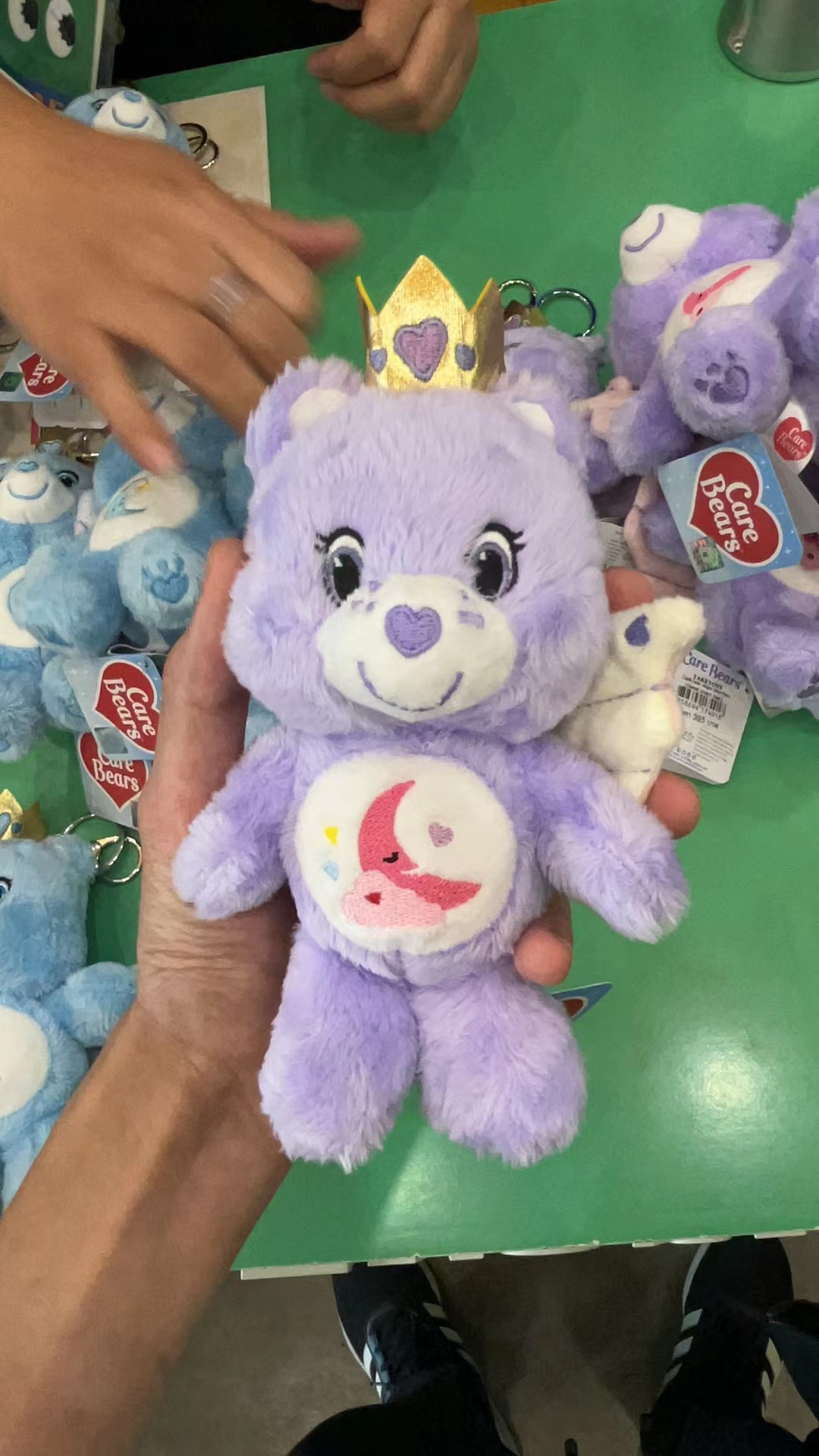 BKPP同款泰国代购carebears礼物嘴彩虹爱心熊毛绒仔零钱包钥匙扣 - 图0