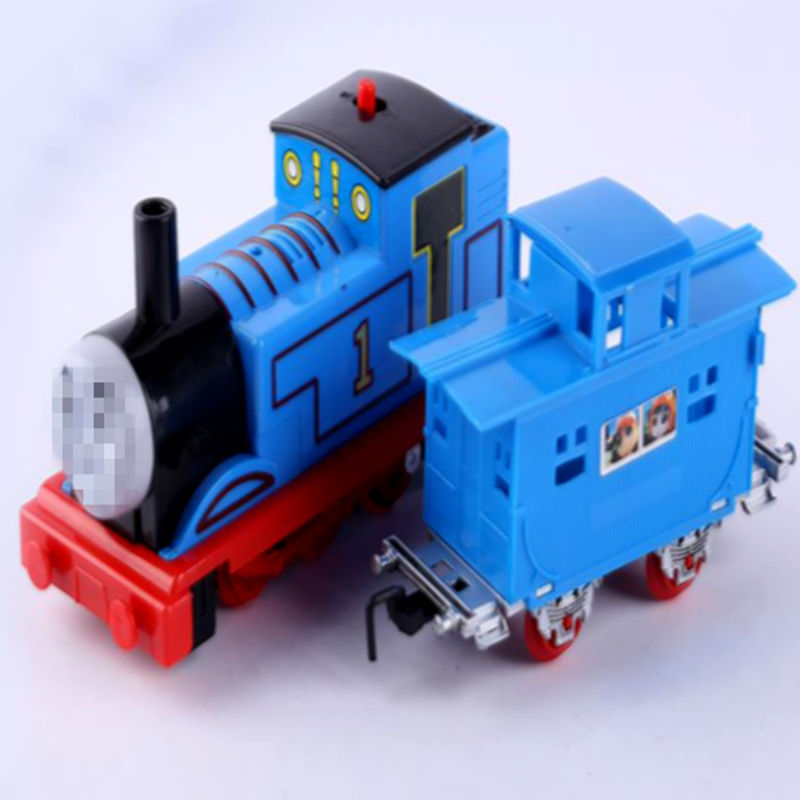 小火车轨道套装男孩子高铁模型轻轨蒸汽冒烟 电动玩具礼物 新品 - 图0