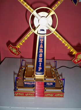 游乐场模型太空飞船智能玩具