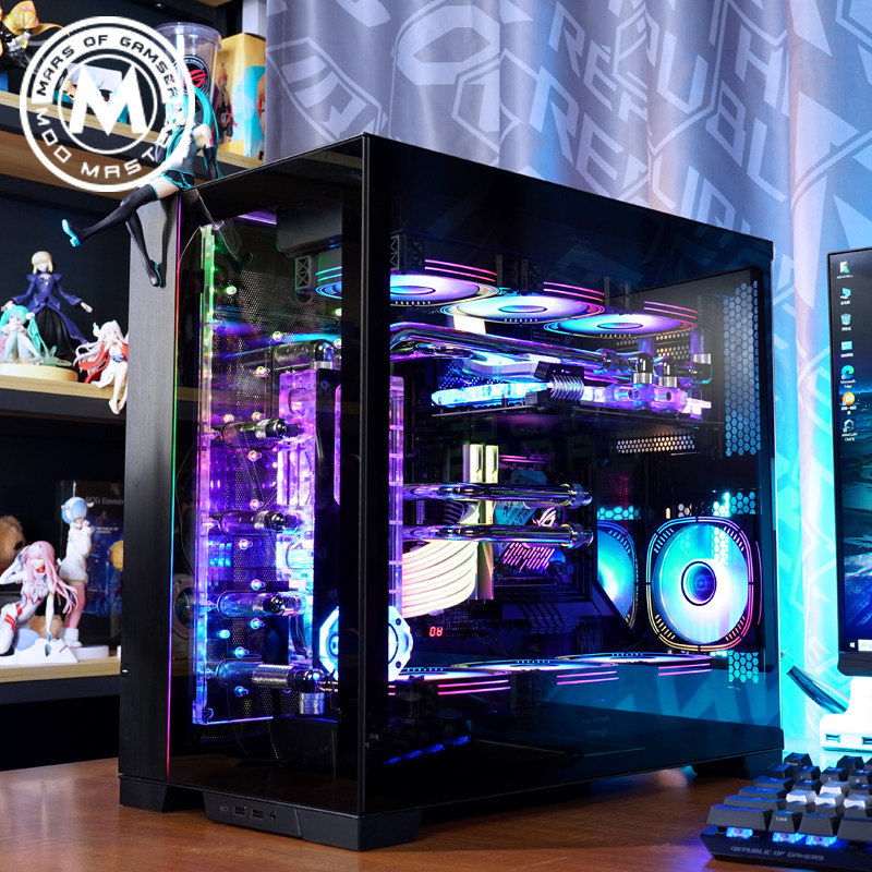 联力包豪斯rog全家桶5090 d/RTX5080分体水冷diy电脑游戏直播主机,淘宝优惠券,粉丝福利购,淘宝优惠卷