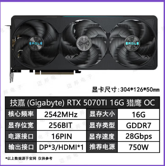 ���� 5070Ti 16G ��ħ ħӥ ��ӥ ������ ֱ����Ϸ���� 3296.7Ԫ
