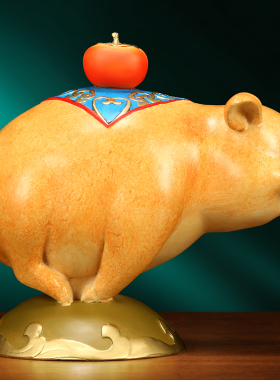 吉善缘黄铜祝福中式客厅办公室