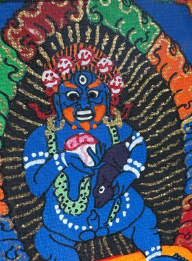 拉萨发货西藏纯手绘唐卡