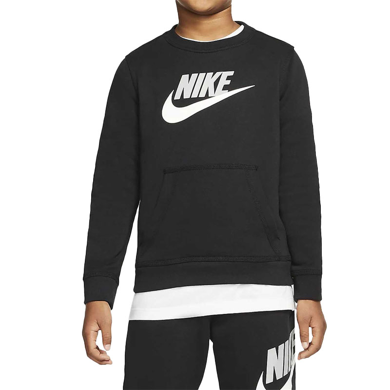 Nike/耐克正品春季新款男大童运动休闲圆领套头卫衣CJ7862-图3