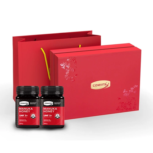 Новая Зеландия Comvita Manuka Натуральный мед манука 5+ мед 2 бутылки Подарочная коробка на Фестиваль лодок-драконов