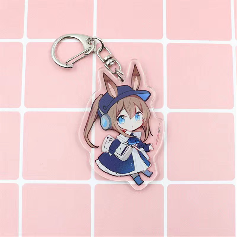 明日方舟游戏周边钥匙扣缪尔赛思缄默德克萨斯新款吊坠挂件 - 图3