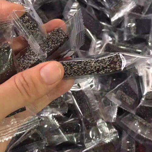 潮汕特产黑芝麻糕咸甜味纯手工低蔗糖软糕孕妇产后月子核桃营养糕 - 图0
