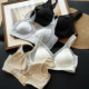 Deep V Triangular Cup Bra and Vest Style Wireless Underwear