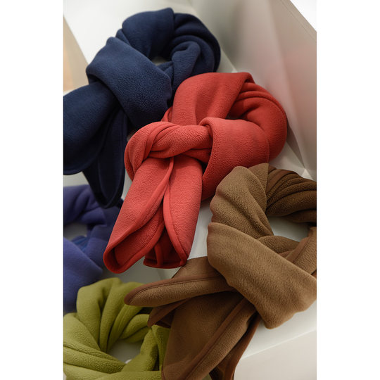 Candy color warm children's polar fleece scarf