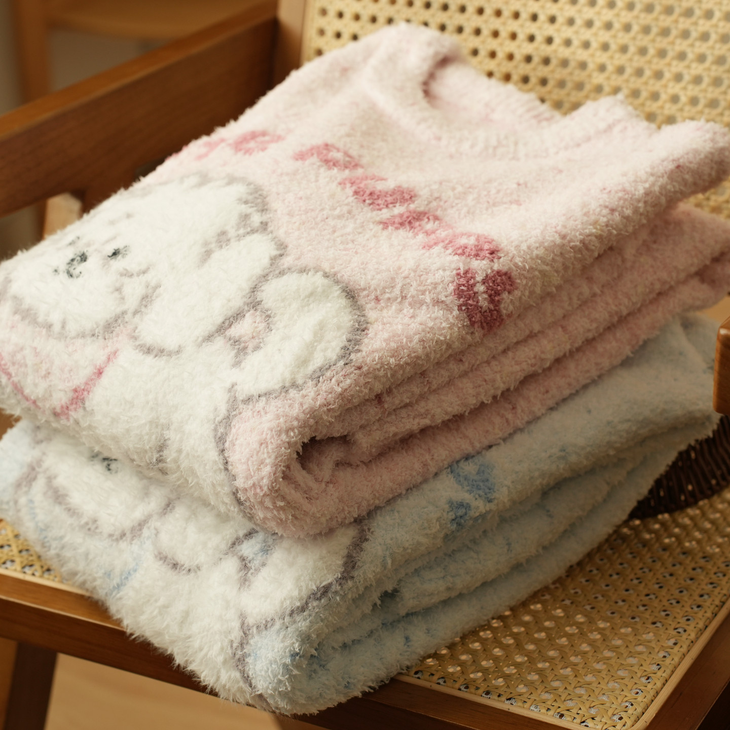 软乎乎 女士半边绒家居裙 可爱小狗毛绒睡裙居家软糯 冬款 女装,淘宝优惠券,粉丝福利购,淘宝优惠卷