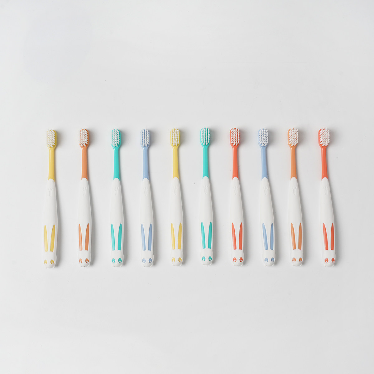 8-10支装 儿童软毛牙刷 宝宝乳牙儿童专用换牙期牙刷套装3-12岁