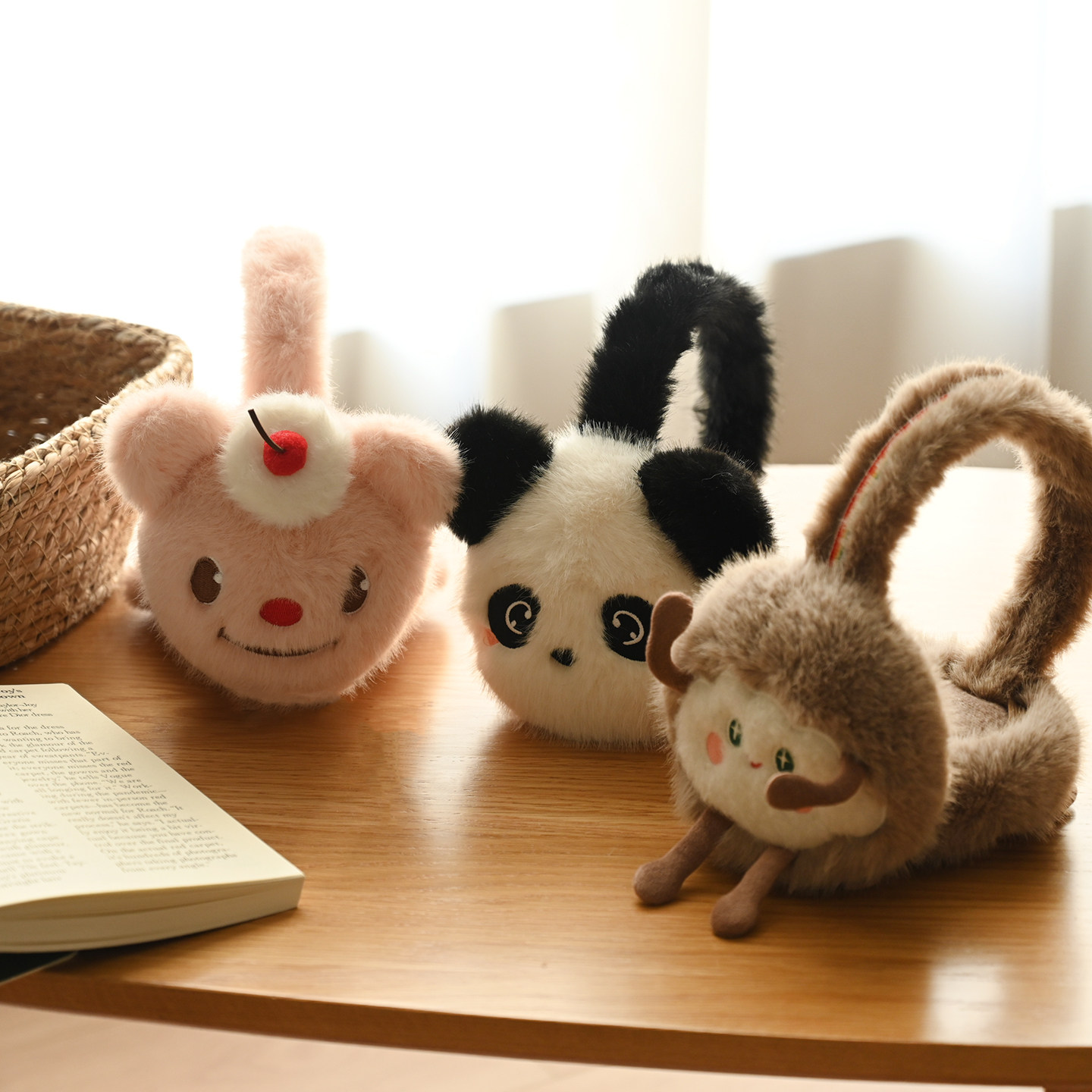 儿童可爱卡通毛绒耳罩 男女童冬天防风保暖护耳罩 冬款,淘宝优惠券,粉丝福利购,淘宝优惠卷