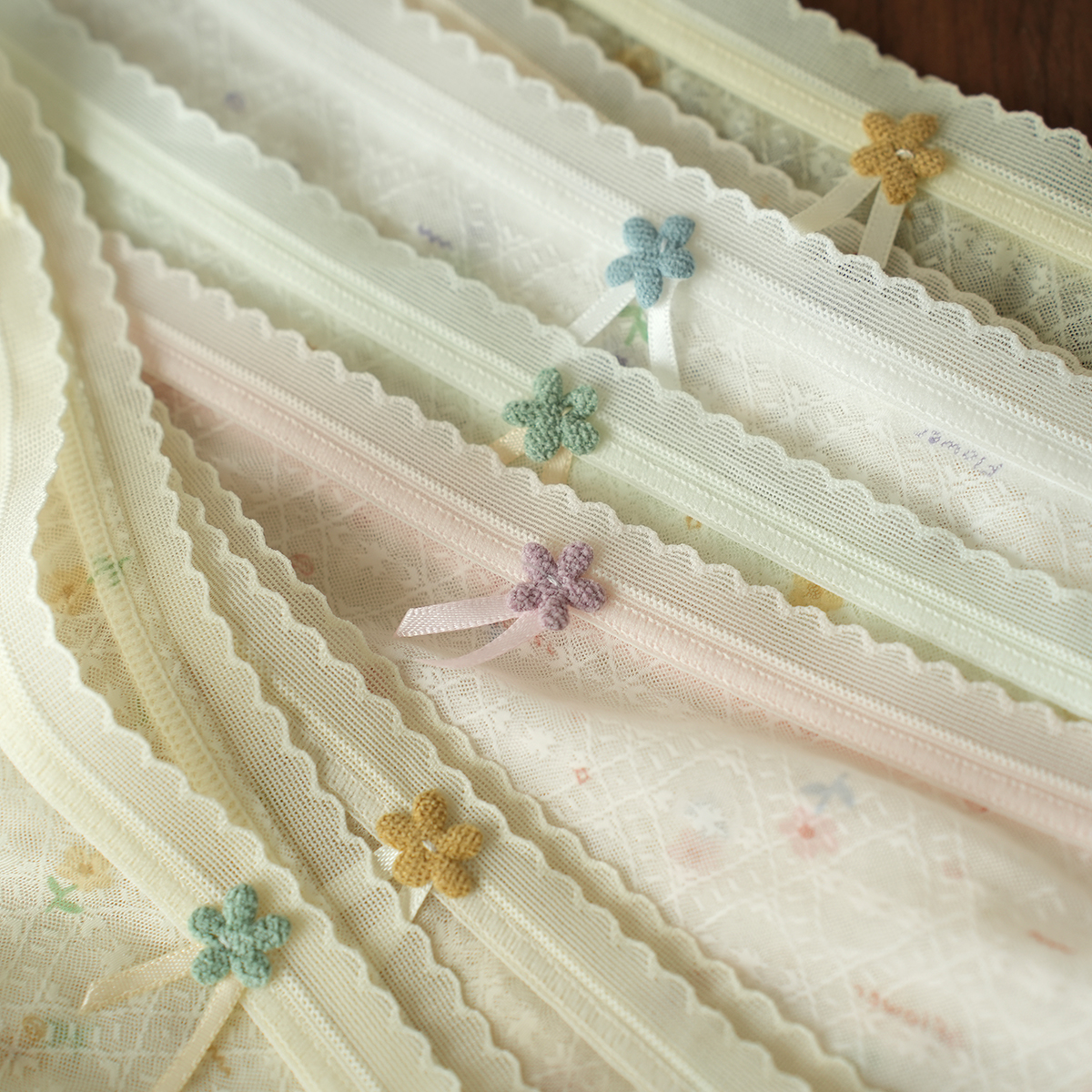 女士蕾丝内裤 薄款中腰性感网纱半透明三角底裤 夏季款,淘宝优惠券,粉丝福利购,淘宝优惠卷