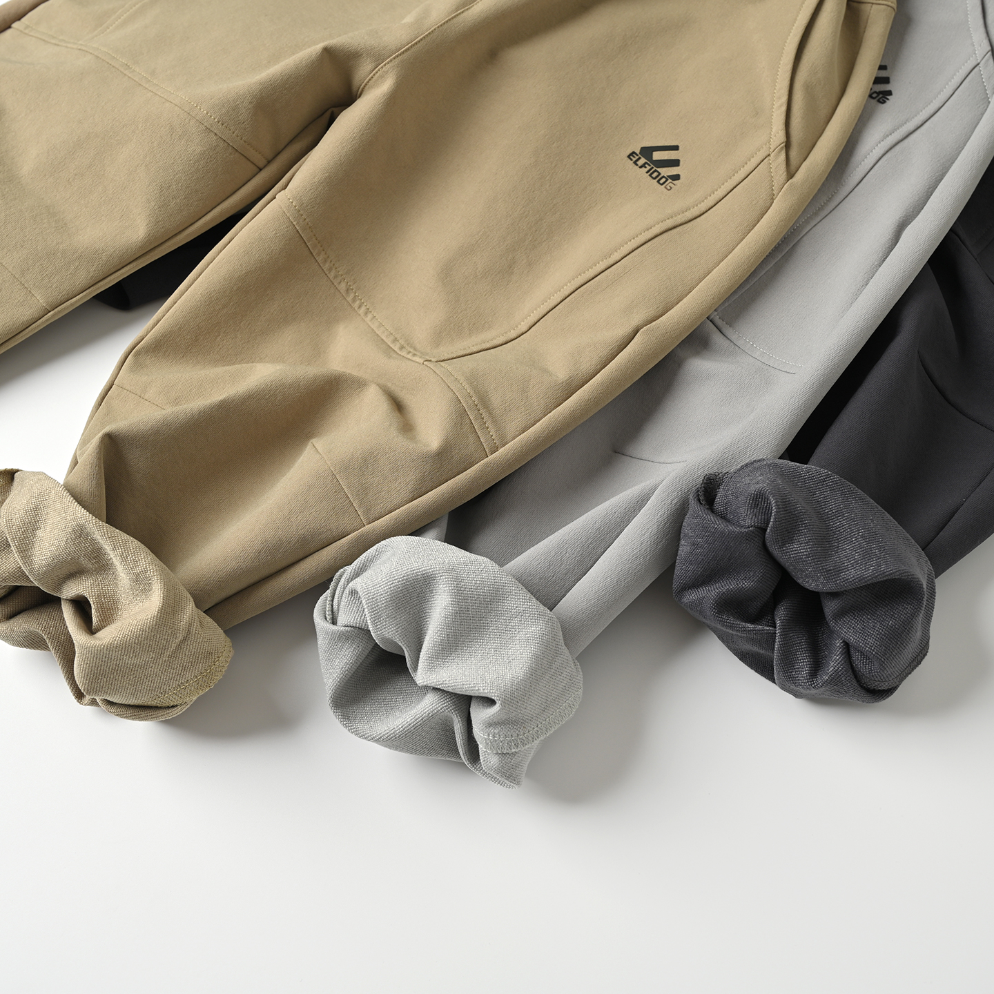 高克重 儿童轻户外运动裤男童快干收口长裤中大童慢跑裤 170春秋 - 图1