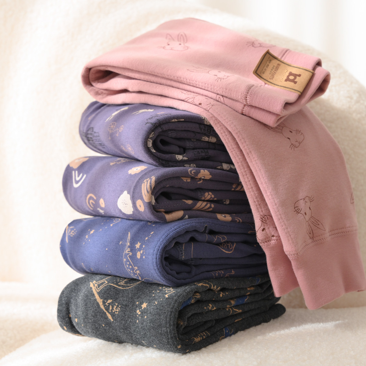 儿童双层保暖裤 外层纯棉 男童女童衬裤 打底裤 中大童秋冬款童装,淘宝优惠券,粉丝福利购,淘宝优惠卷