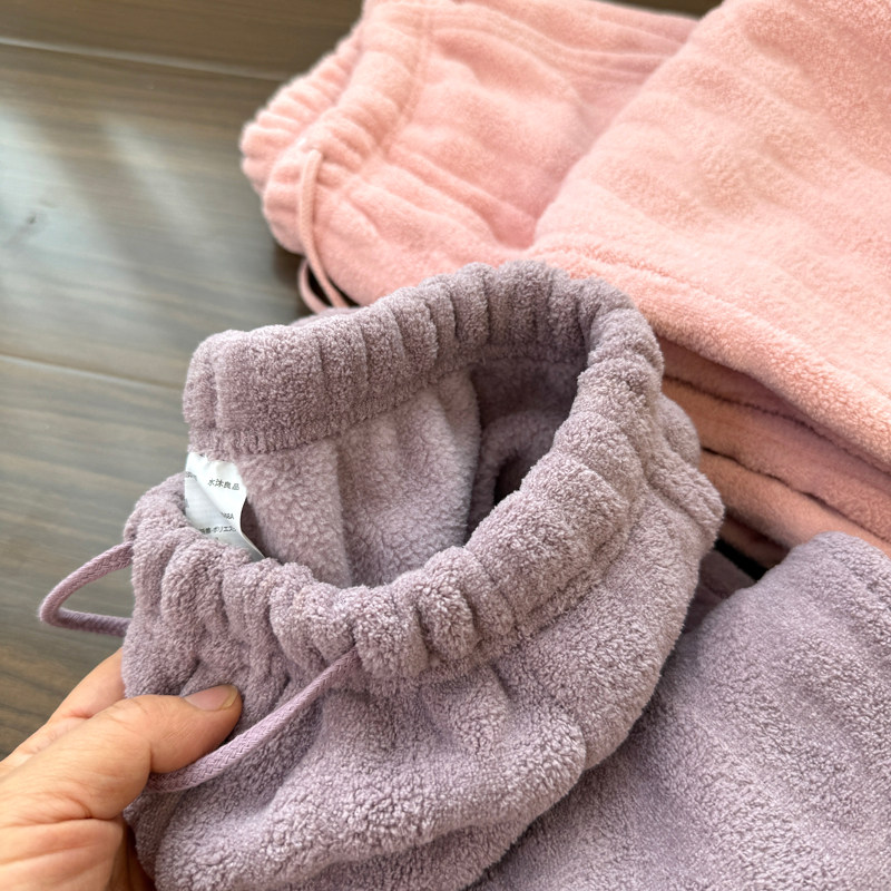 福利 散口+收口 女士雪粒家居长裤  厚实保暖睡裤 秋冬款 女装,淘宝优惠券,粉丝福利购,淘宝优惠卷