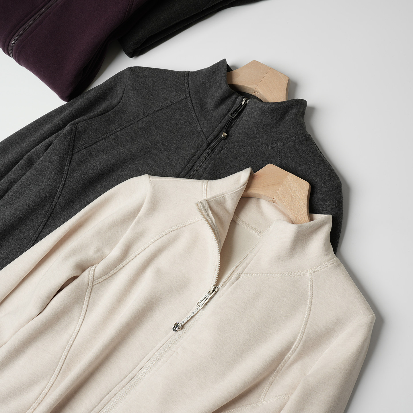 含羊毛 女士立领外套 修身短款拉链上衣 基础百搭 秋冬款 女装,淘宝优惠券,粉丝福利购,淘宝优惠卷