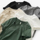 50-count horse cotton liquid ammonia pure cotton T-shirt basic neck V