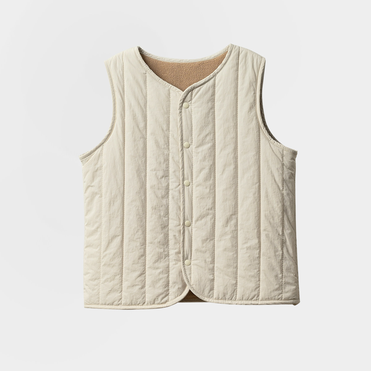 A类170码中大童 儿童马甲 男女童羽丝棉竖条按扣无袖坎肩 秋冬款,淘宝优惠券,粉丝福利购,淘宝优惠卷
