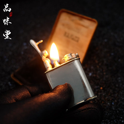 罕见1928年美国Re-X-Lite瑞司自动古董抬臂机打火机收藏独特包邮 - 图1