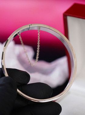 新西兰产珠宝商Pascoes天然炫彩鲍鱼壳纯银手工手镯艺术精美首饰