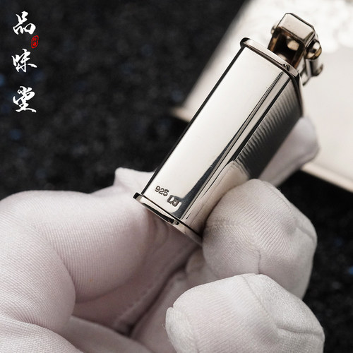 1930S德国产KW卡尔威登925纯银唐草雕花古董双连杆打火机收藏孤品 - 图1