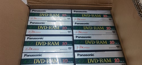 原装Panasonic松下dvd-ram光盘4.7G可擦写空白刻录盘2-3X光碟盘片 - 图1