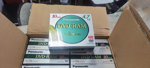 原装Panasonic松下dvd-ram光盘4.7G可擦写空白刻录盘2-3X光碟盘片 - 图0