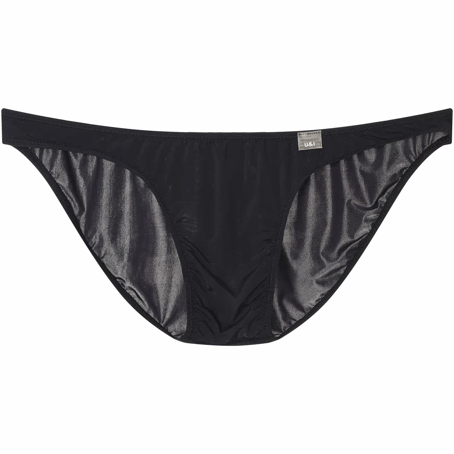 U＆I男士三角内裤薄微透冰丝超低腰性感一片无痕男女通用纯色,淘宝优惠券,粉丝福利购,淘宝优惠卷