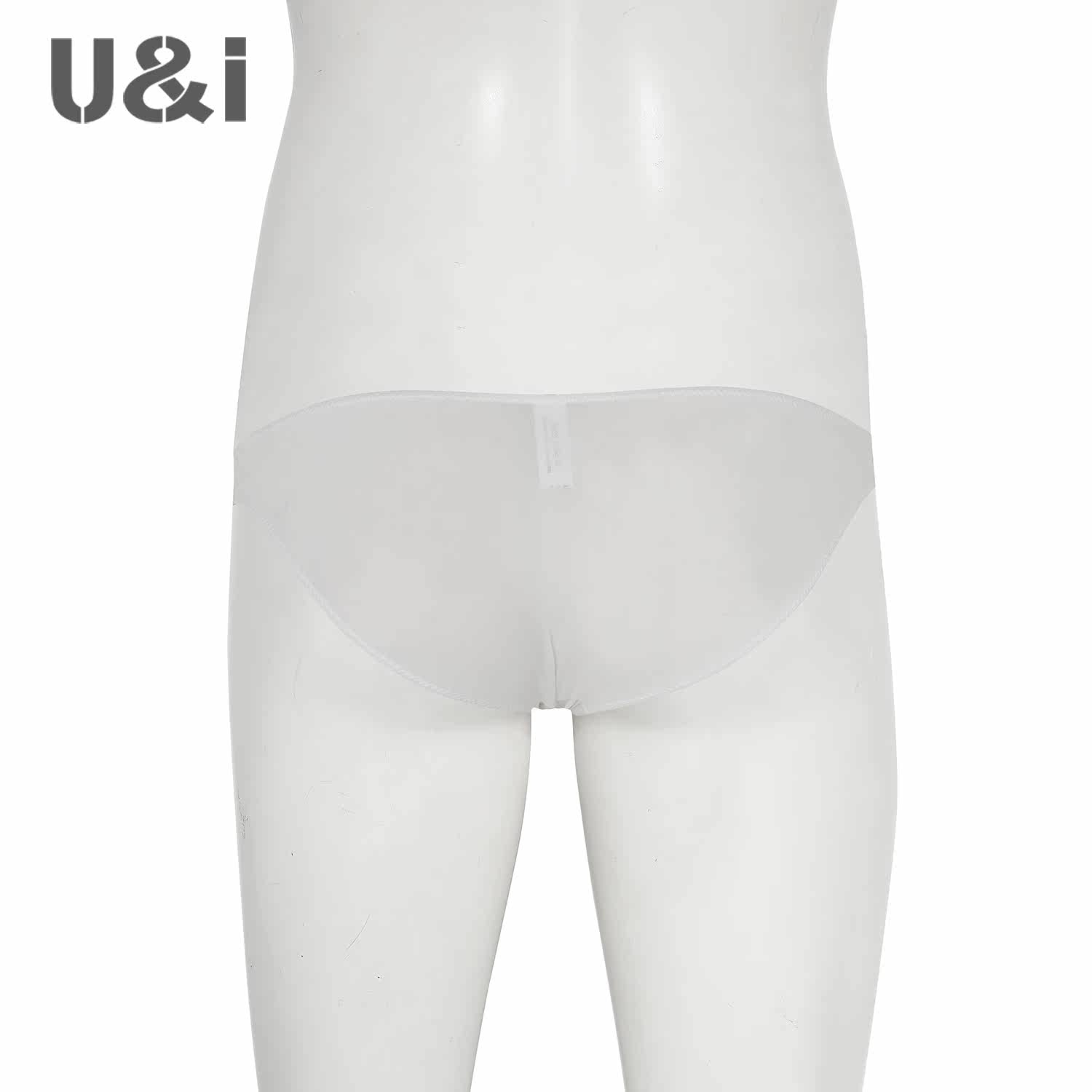 U＆I男士三角内裤薄微透冰丝超低腰性感一片无痕男女通用纯色,淘宝优惠券,粉丝福利购,淘宝优惠卷