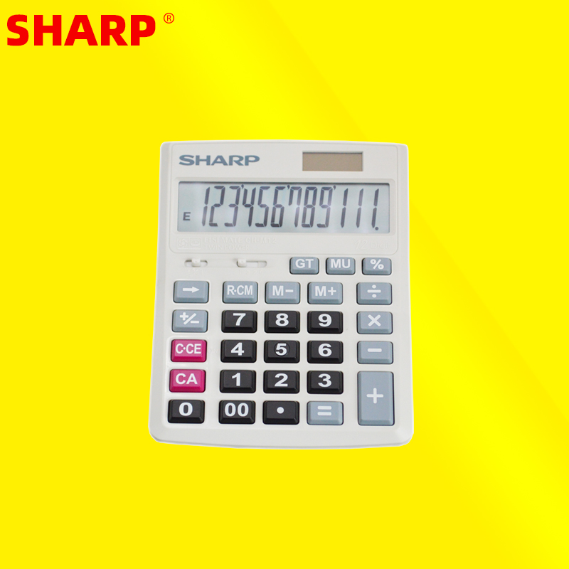 夏普SHARP办公商务计算器CH-M12D12G12大号桌面计算机会计大按键 - 图1
