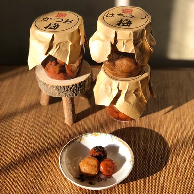 紫苏梅日式梅子梅干茶泡饭团日本酸梅肉青梅咸梅话梅料理调味梅 - 图0
