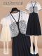 Cardigan lace hollow ຂອງແມ່ຍິງ summer ກັບ skirt suspender