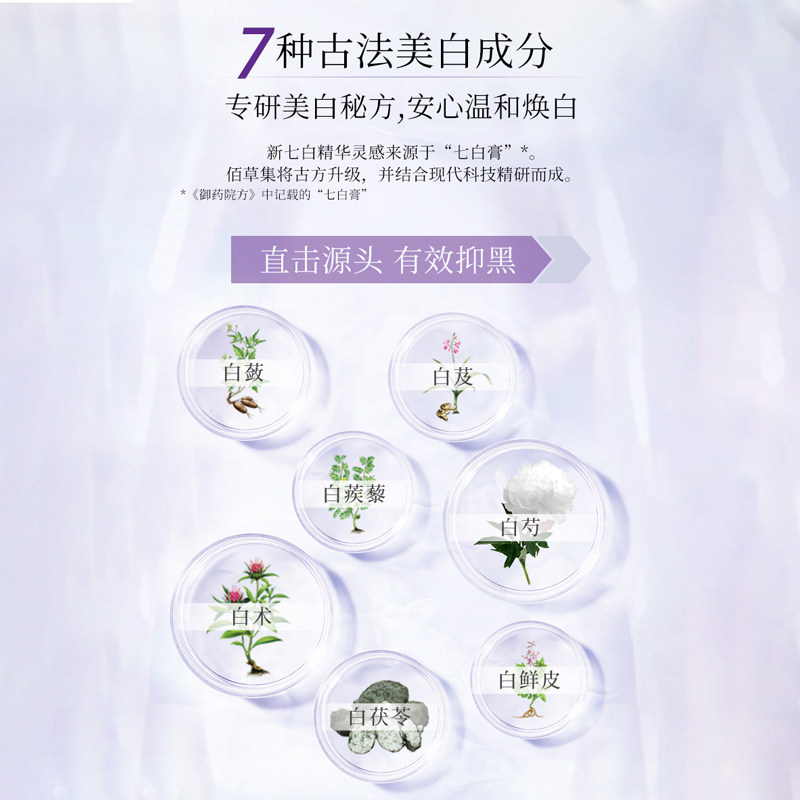 佰草集新七白美白柔肤水抛光烟酰胺 佰草集化妆水/爽肤水