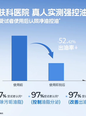 【林依轮直播间】高夫小蓝泵氨基酸男士控油净黑头洗面奶*2瓶