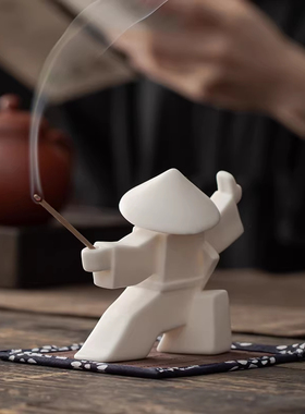 3D打印陶瓷香薰炉茶宠摆件