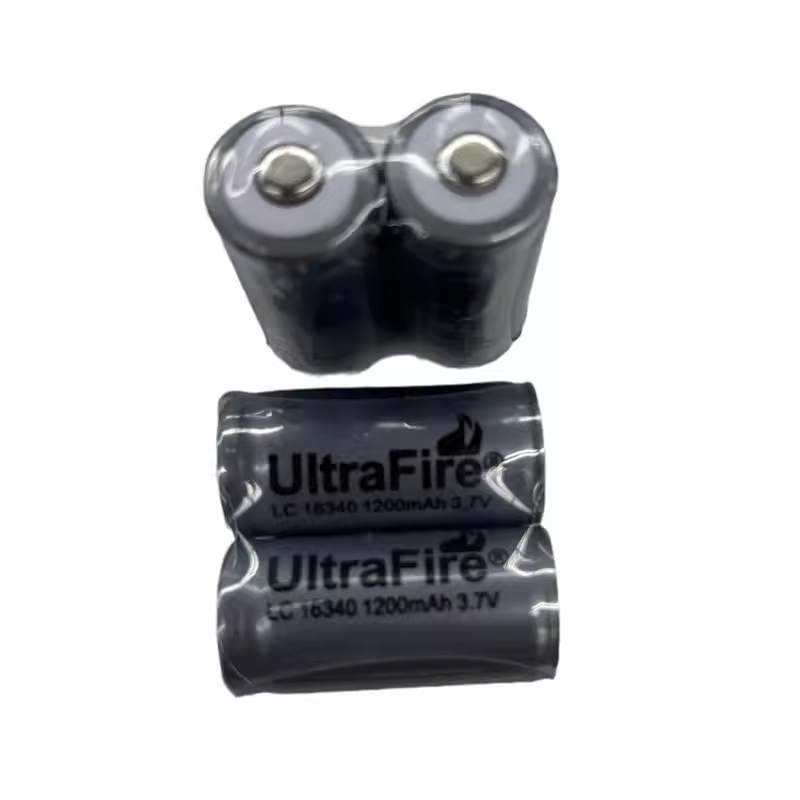 UltraFire 大容量16340锂电池 手电3.7V可充电 带保护板 1200mAh - 图0