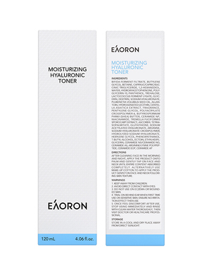 【官方正品】澳洲eaoron澳容润泽水光水补水舒缓修护爽肤水120ml