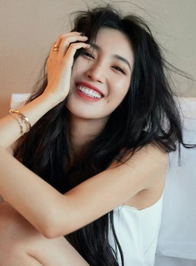 王紫璇同款彩色笑脸爱心弹力绳手链手绳叠戴夏日情侣