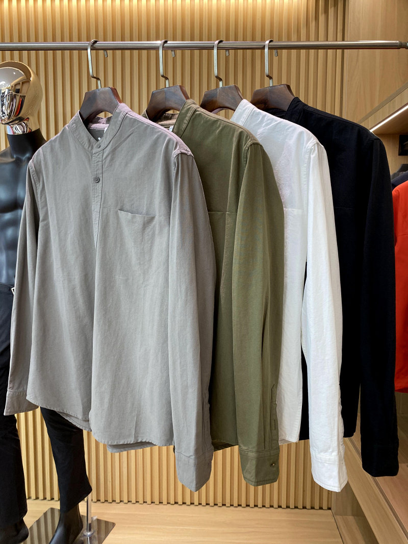 设计师线！100全棉水洗！秋季新品男士复古休闲亨利领长袖衬衣衫,淘宝优惠券,粉丝福利购,淘宝优惠卷