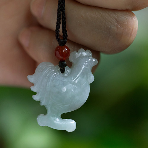 钰达翡翠鸡吊坠 生肖鸡立体玉鸡玉石小鸡挂件玉公鸡母鸡玉鸡 duj - 图1