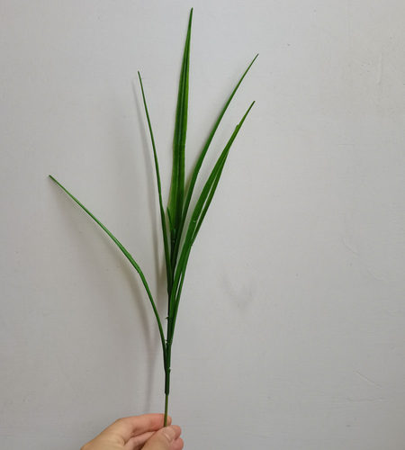 热卖仿真秧苗麦苗塑料假青草特大水草韭菜叶装饰舞蹈禾苗道具稻谷 - 图3