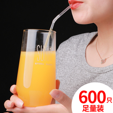 Коктейльные трубочки 吸管一次性单独包装单支食品级塑料儿童酸奶可弯吸换宝宝产后病人