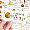 Universal Cooking Formula Sticker Handbag Luggage Sticker