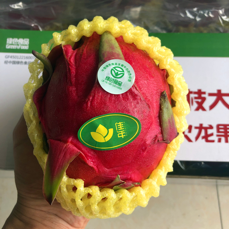 台湾蜜宝红肉红心火龙果原箱8-12个礼盒装 新鲜水果 江浙沪皖包邮 - 图0