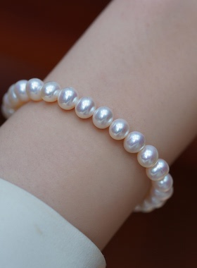 赛赛莉安极光淡水珍珠轻奢手链