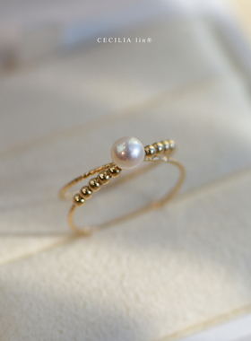 赛赛莉安ins风精致百搭款戒指