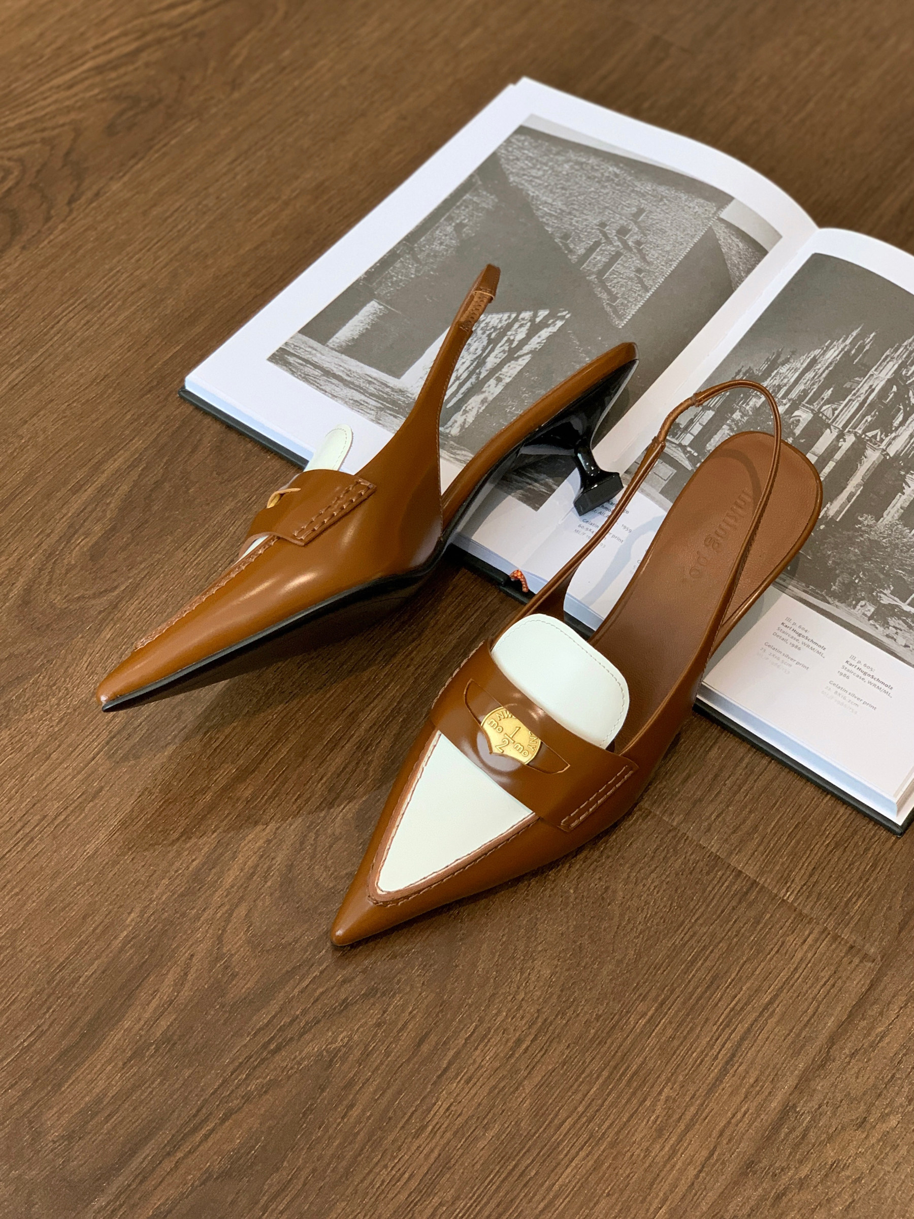 InkingPot彭姐 夏季法式新款单鞋时尚尖头OL后空猫跟包头凉鞋女,淘宝优惠券,粉丝福利购,淘宝优惠卷