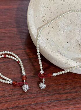 双层设计珠珠手链女轻奢高级感