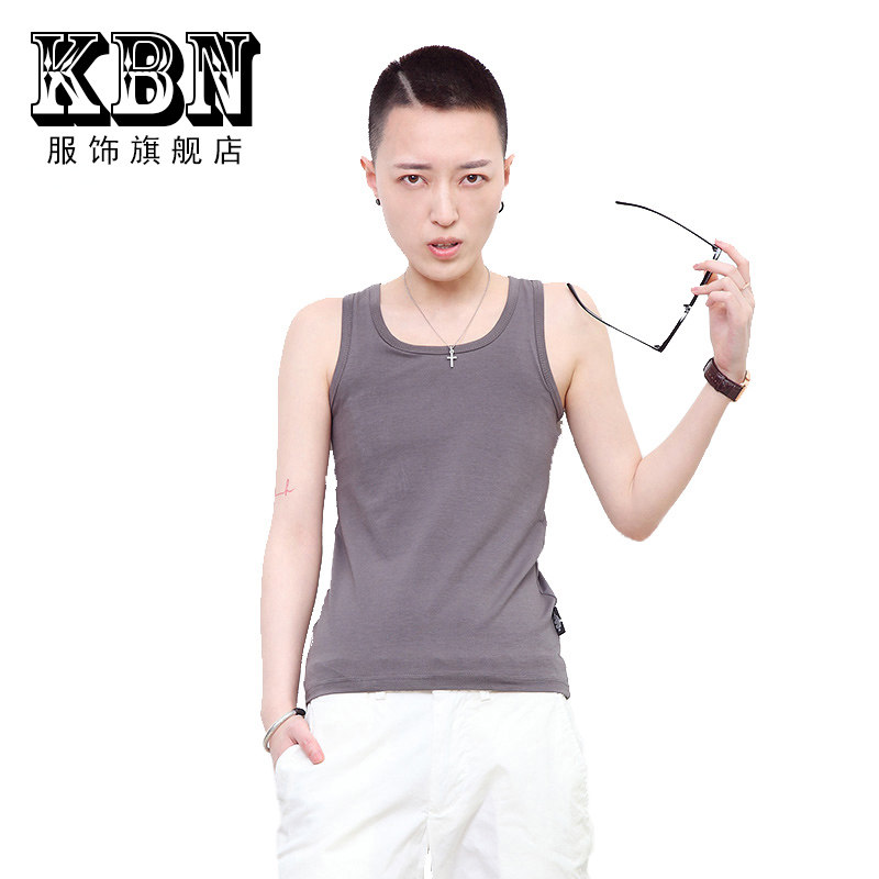 kbn大胸显小外穿超平缩胸纯棉束胸 kbn服饰塑身上衣